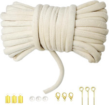 Beige Soft Velvet String-10 Yards 7Mm round Fabric Choker Cord Sets,Piping Trim