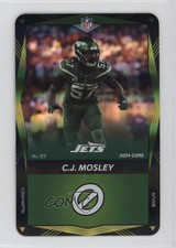 2024 Uno Elite Green Foil CJ Mosley #123 0c4