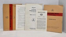 Vtg 1958 Mercedes-benz Type 220s Literature Manual Lot W180 Ponton Complete Set