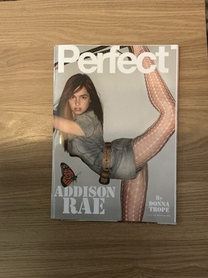 PERFECT* magazine ADDISON RAE x Diet Pepsi ZINE    LIMITED   RARE  