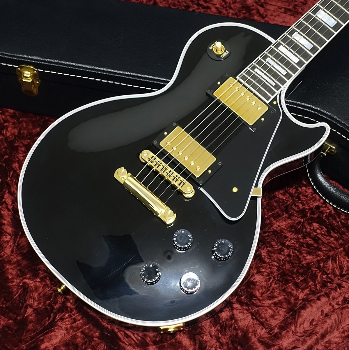 ギター Les Paul Custom shop Custom nonhistoric Gibson Custom Shop Modern Collection Les Paul Custom w/ Ebony
