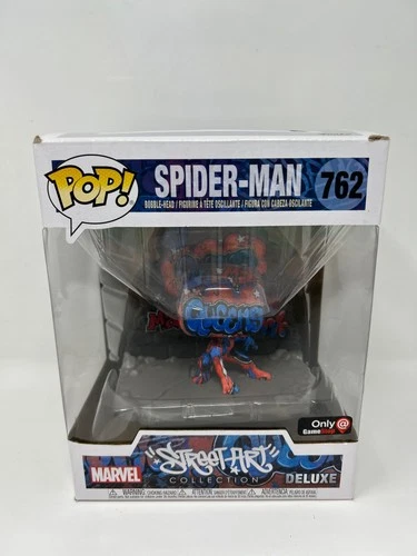 Funko POP! Marvel Street Art Spider-Man #762 GameStop Exclusive NOT MINT