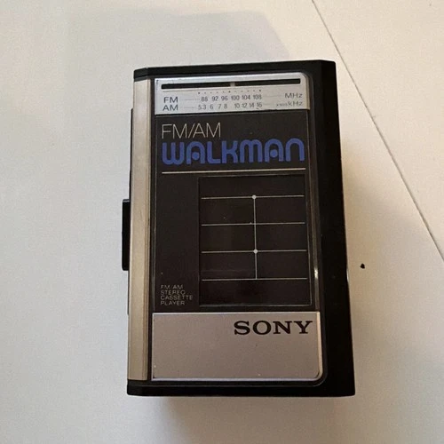 Vintage Sony Walkman WM-F41 Cassette Tape Player & FM/AM Radio new belts