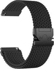 18Mm 20Mm 22Mm Braided Band Compatible with Garmin Vivoactive 5/Vivoactive 6/4/3