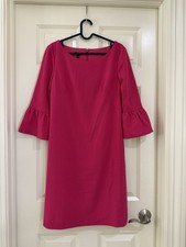 talbots women pink dress size 2