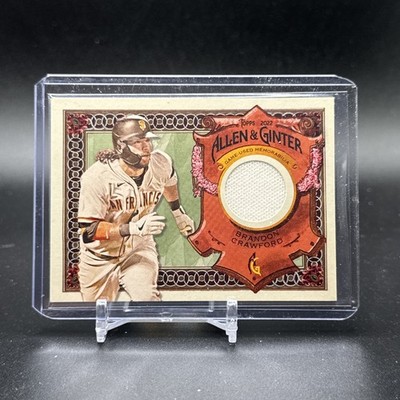 Brandon Crawford 2022 Topps Allen & Ginter #AGRA-BC MEM San Francisco Giants