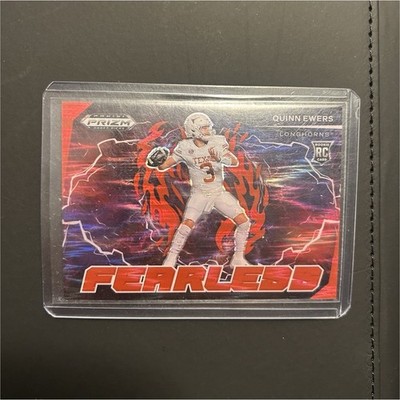 2025 Panini Prizm Fearless Quinn Ewers Rookie /49 #F-QES