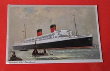 Funard R.M.S Mauretania Ship Post Card