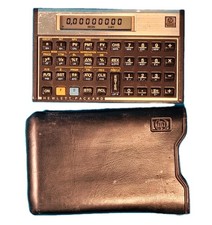 Vintage HP 12C Financial Calculator Handheld w Original Cover Made in USA