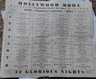 1935 CALENDAR FLYER HOLLYWOOD BOWL  BALLETS  SOLOISTS  OPERAS  SYMPHONIES — photo 2