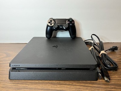 Sony PlayStation 4 PS4 Slim 500GB Black Bundle - Low Firmware 11.00 - Tested