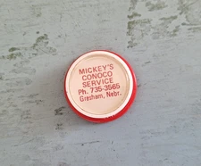 Vtg Conoco Service Station Advertising Pen Pencil Holder at Cash Register