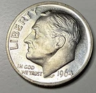 1964 Silver Roosevelt Dime -T8