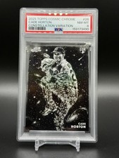 Topps 2025 Cosmic Chrome Cade Horton Constellation Variation #26 Cubs RC PSA 8