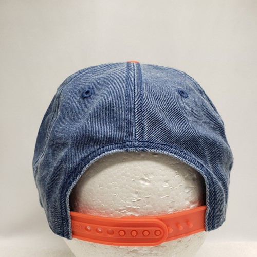 New York Mets MLB '47 Brand Hitch Denim Adjustable Snapback Hat Cap OSFA - Picture 4 of 6