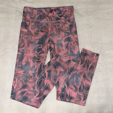 Athleta Girl XL High Rise Stash Your Treasures Leggings Pink Blue Tie Dye NWOT