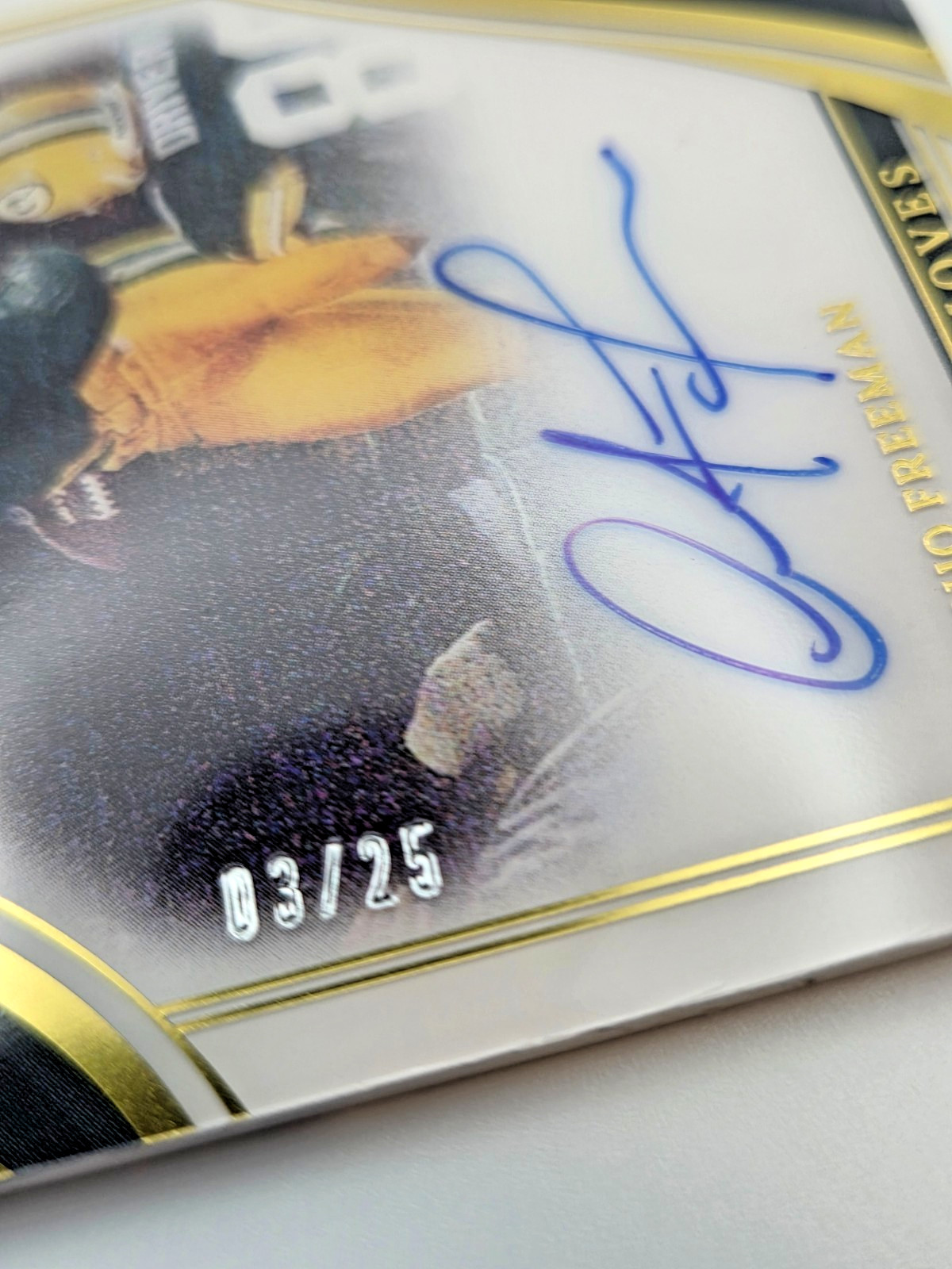 2023 Panini Immaculate Antonio Freeman Signature Moves Auto On Card 3/25 Packers view 2