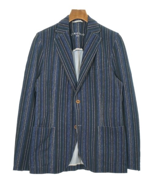 CIRCOLO 1901 Tailored Jackets NavyxBrownxWhite(St… - image 1