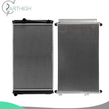 For 2006-12 Toyota RAV4 Car Part Aluminum Radiator and A/C Condenser Cooling Kit