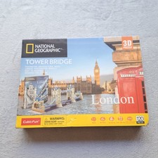 National Geographic 3D Puzzle London Tower Bridge Architectural Model 120 Pieces
