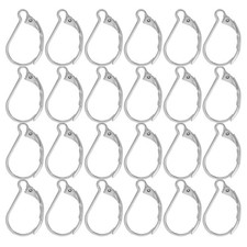 100 PCS French Lever Back Earring Findings Hooks for Jewelry Making