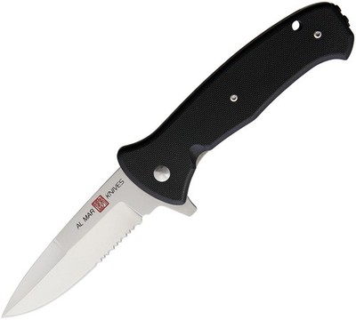 Al Mar SERE 2020 Linerlock A/O Folding Knife Black