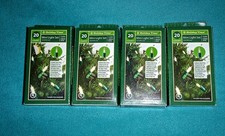 LOT OF 4 HOLIDAY TIME INDOOR MINI LIGHT SETS CLEAR BULBS 5 FT.  NEW 