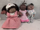 3 Vintage Cabbage Patch African American Dolls Mattel 1st Ed & Xavier Roberts