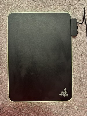 Razer Firefly V2 Hard Surface Gaming Mouse Mat RGB Chroma Lighting Used