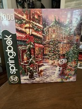 Set Of 2/1000 Piece Puzzles New Springbok Main Street Timecoffey Peace Signs