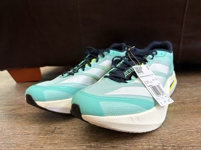 ADIDAS Boston 13 Running Shoes Flash Aqua Lemon Size 10.5 Men\'s adidas Men main image 2