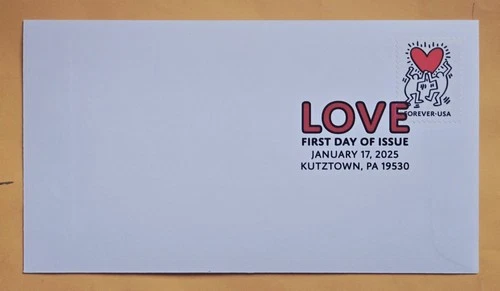 U.S.A.: "Love" First Day Cover 2025 Digital Color Pictorial Postmark