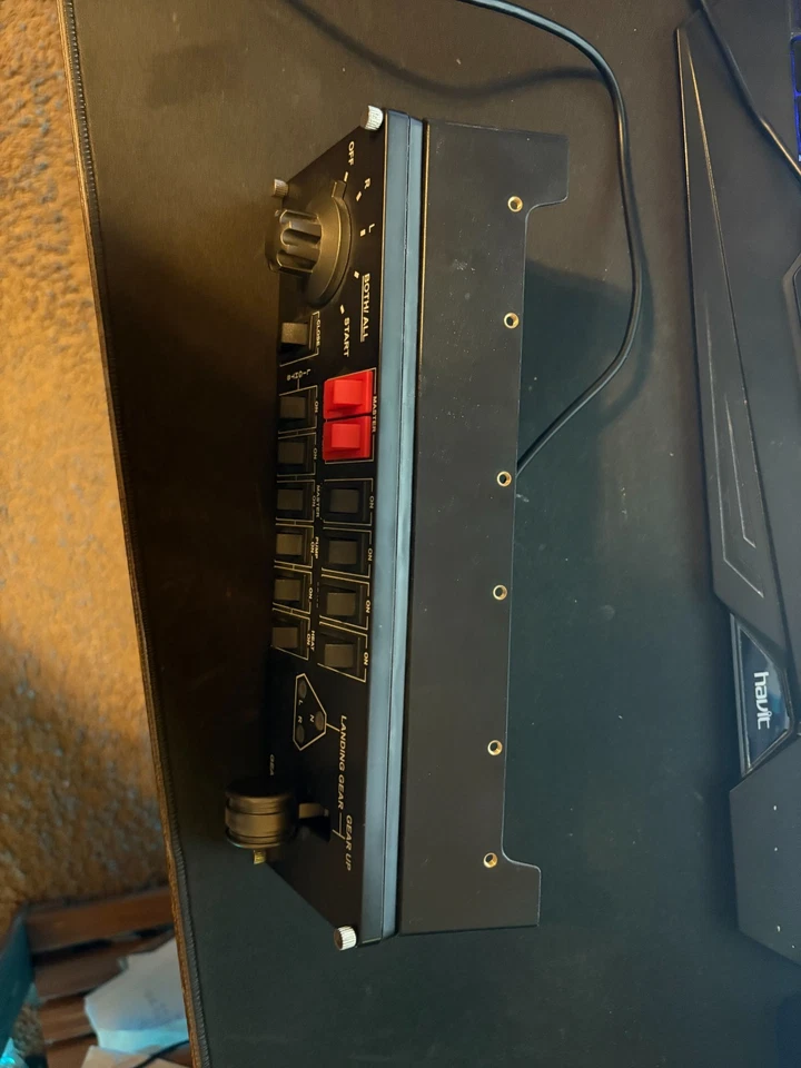 Logitech G Saitek Pro Flight Switch Panel - Black - Only used a handful of times - Image 2 of 4