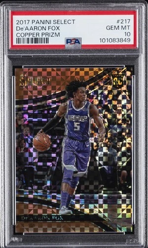 De'Aaron Fox 2017 Panini Prizm De'Aaron Fox #217 Rookie