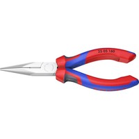 Knipex 25 05 160 Elektronik- U. Feinmechanik Flachrundzange Gerade Vanadium