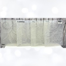 Cuttlebug Sizzix FLORAL Stems Flowers Embossing Folders Lot of 4