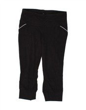 ATHLETA Womens Capri Leggings UK 8 Small Black Nylon ZI17
