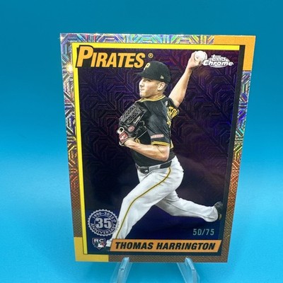 2025  TOPPS UPDATE SERIES CHROME PURPLE MOJO /75 RC THOMAS HARRINGTON
