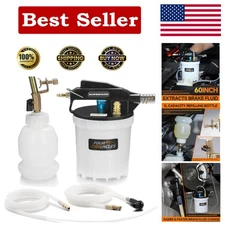 Versatile 2L Vacuum Pump with Silicone Hoses - Ideal for Automotive Maintenance