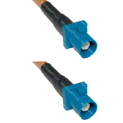 RG400 Fakra Z Male to Fakra Z Male RF Cable FAST-SHIP LOT