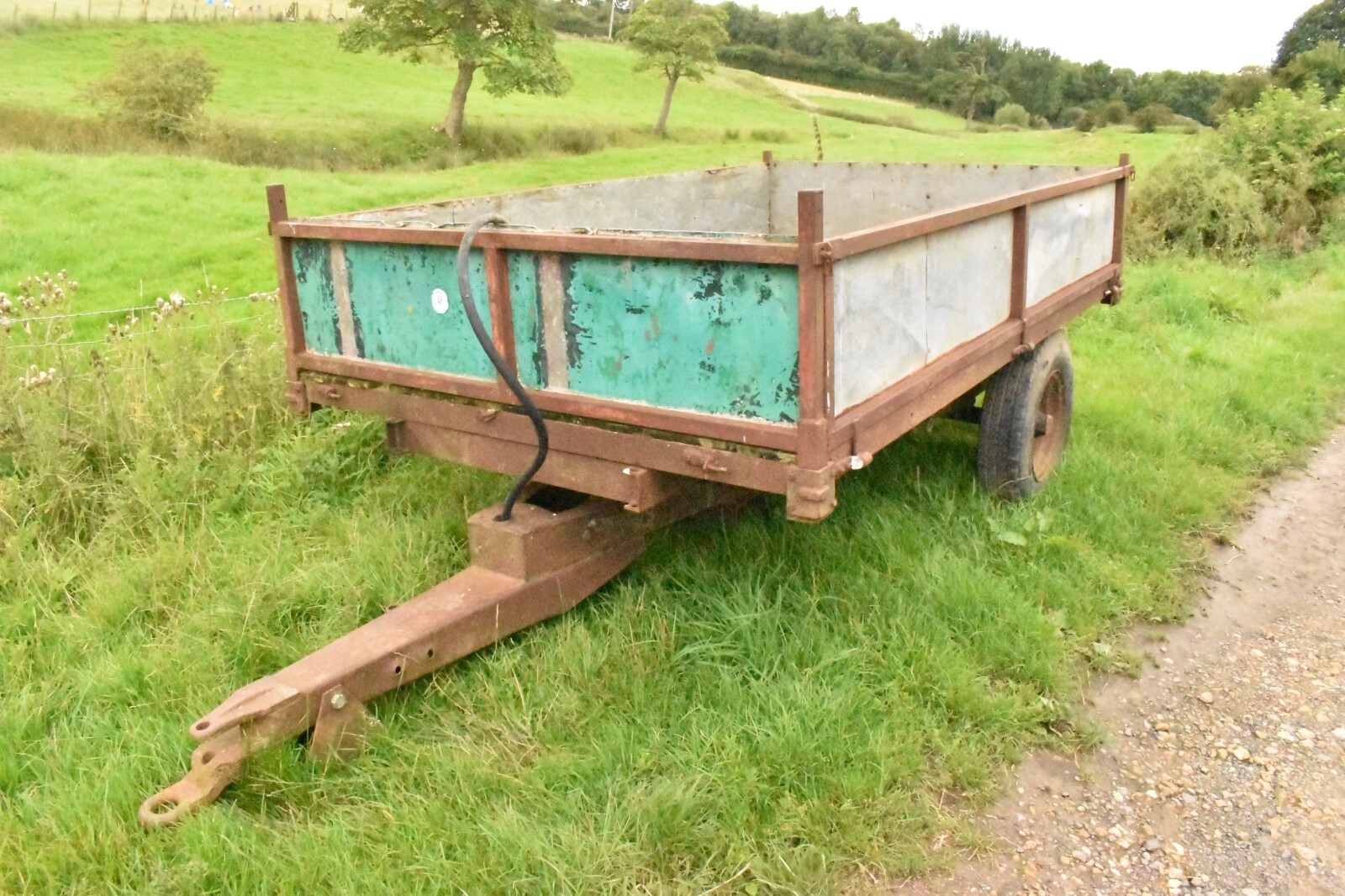 3 ton markham tipping trailer eBay
