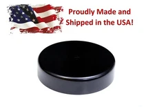 Black Marine Dock Piling Flat Cone Cap 4" - 14" Plyon Post Piling Flat Cover Cap