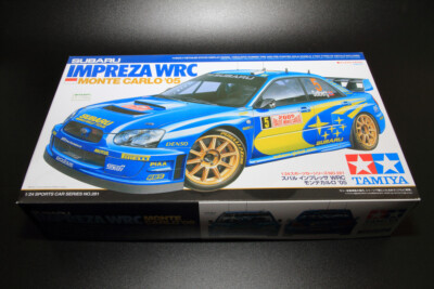 Tamiya 1/24 Model kit Subaru Impreza WRC 2005 Monte Carlo