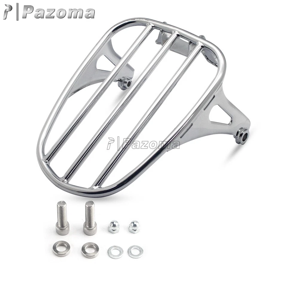 Portaequipajes de asiento individual para Harley Softail Deluxe FLDE Heritage Classic FLHC 18+ Foto 2 de 4