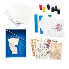 American Crafts Marbling Card Making Kit New 648614