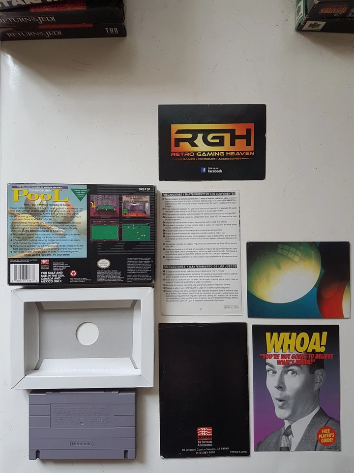 CHAMPIONSHIP POOL SUPER NINTENDO USA SNES GAME VERY GOOD CON MAJESCO LATER PRINT - Image 2 of 4