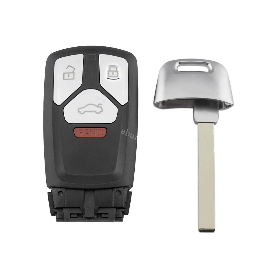 Чехол брелок дистанционный умный для 2017 2018 2019 Audi A4 A5 Q7 TT SQ5 4 кнопки - Изображение 4 из 4