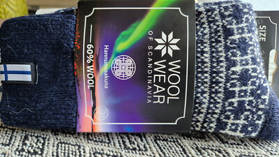 WOOL WEAR of Scandinavia Wolle Trekking Socke Gr: 35-38 +++wie Smartwool+++