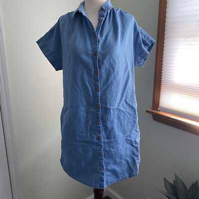 madewell linen shirt dress The Linen Dress of the Season