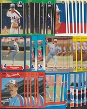 TIM BURKE LOT 100 BASEBALL CARDS EXPOS only OMAHA NEBRASKA
